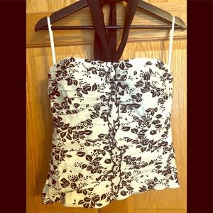 WHBM corset style halter